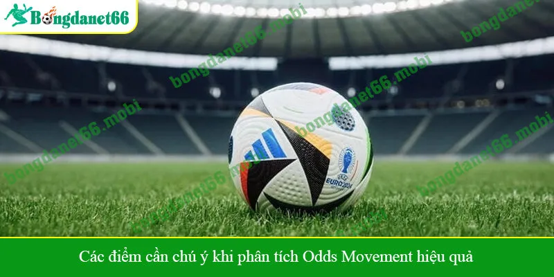 Các điểm cần chú ý khi phân tích Odds Movement hiệu quả