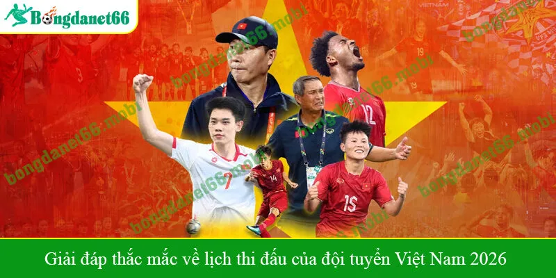 Giải đáp thắc mắc về lịch thi đấu của đội tuyển Việt Nam 2026